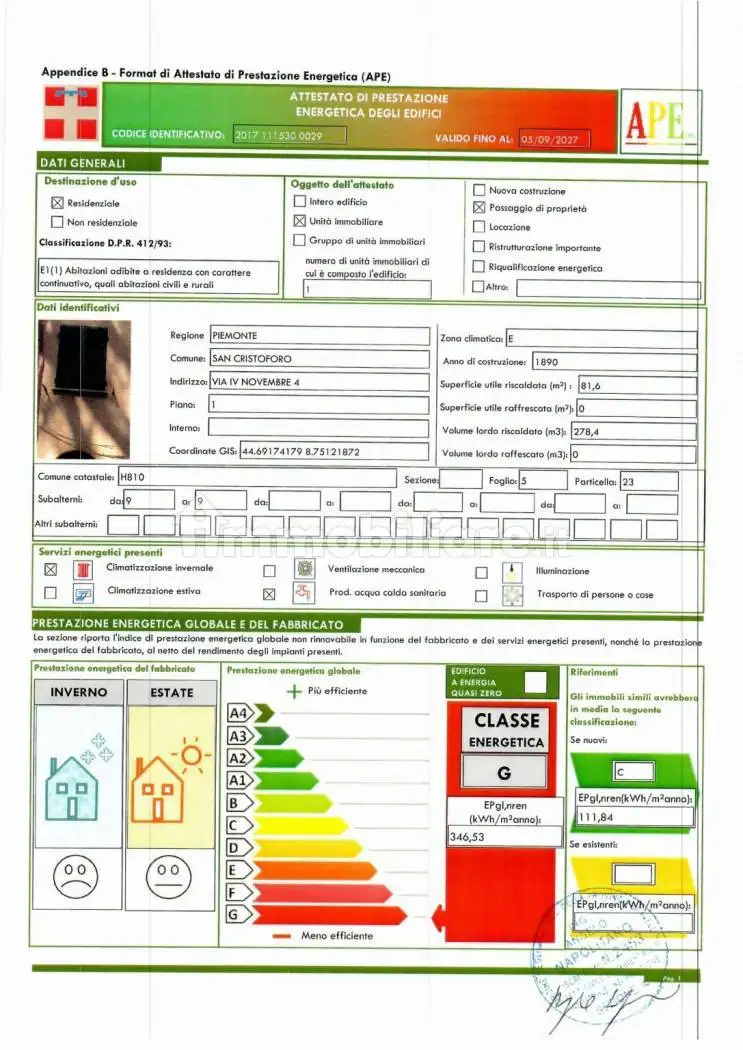 Appartamento in vendita a San Cristoforo
