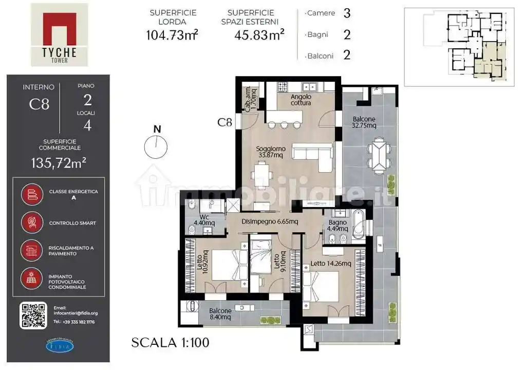 Quadrilocale via Monte Carmelo 12, San Silvestro Spiaggia, Pescara - foto 4