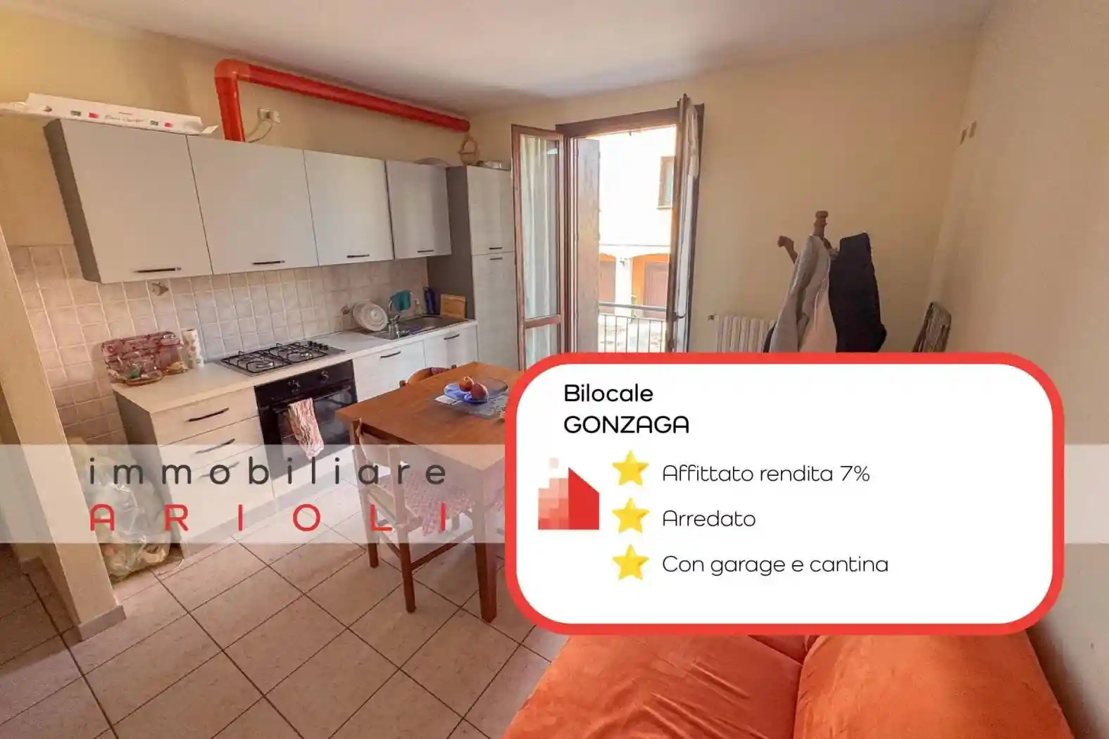 Appartamento in vendita a Gonzaga