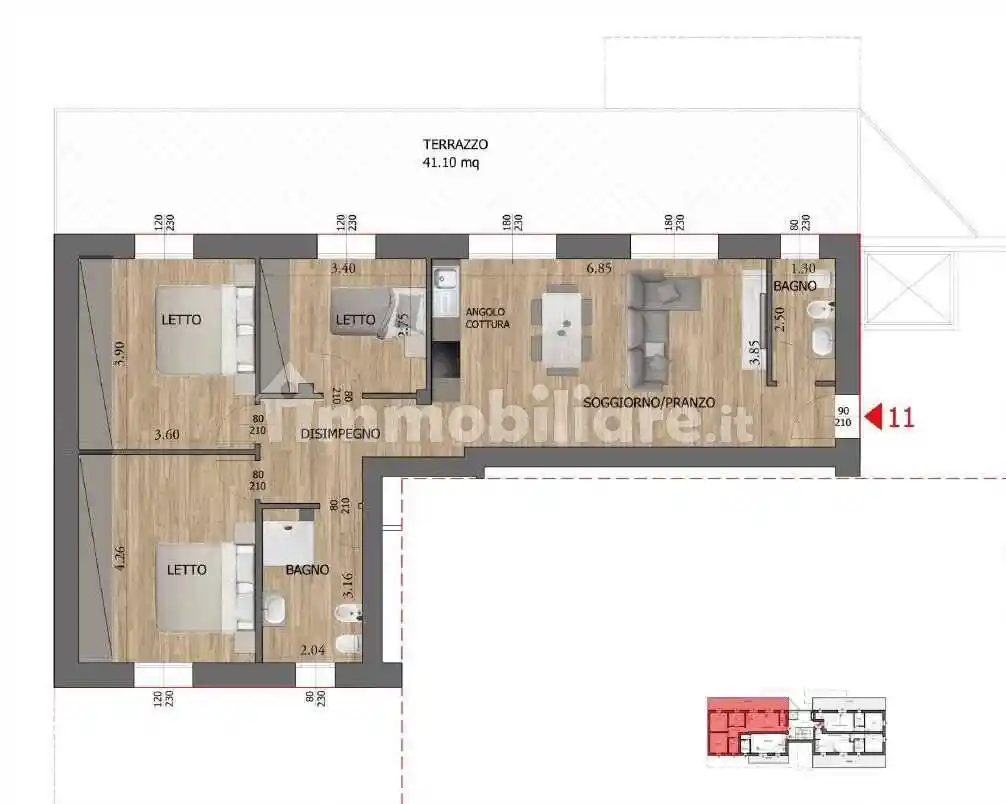 Appartamento in vendita a Reggio Emilia