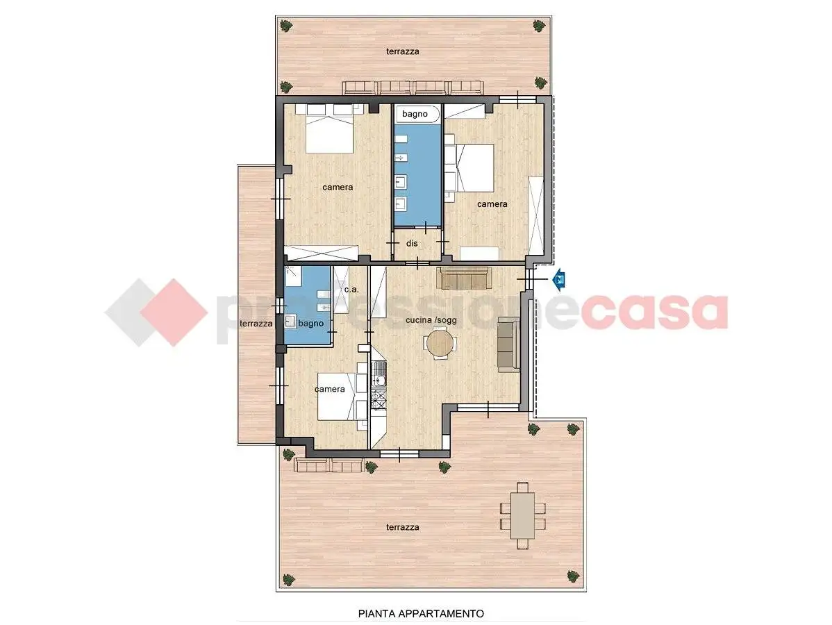 Attico - Mansarda in vendita a Tortoreto