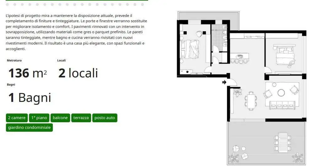 Appartamento in vendita a Bologna