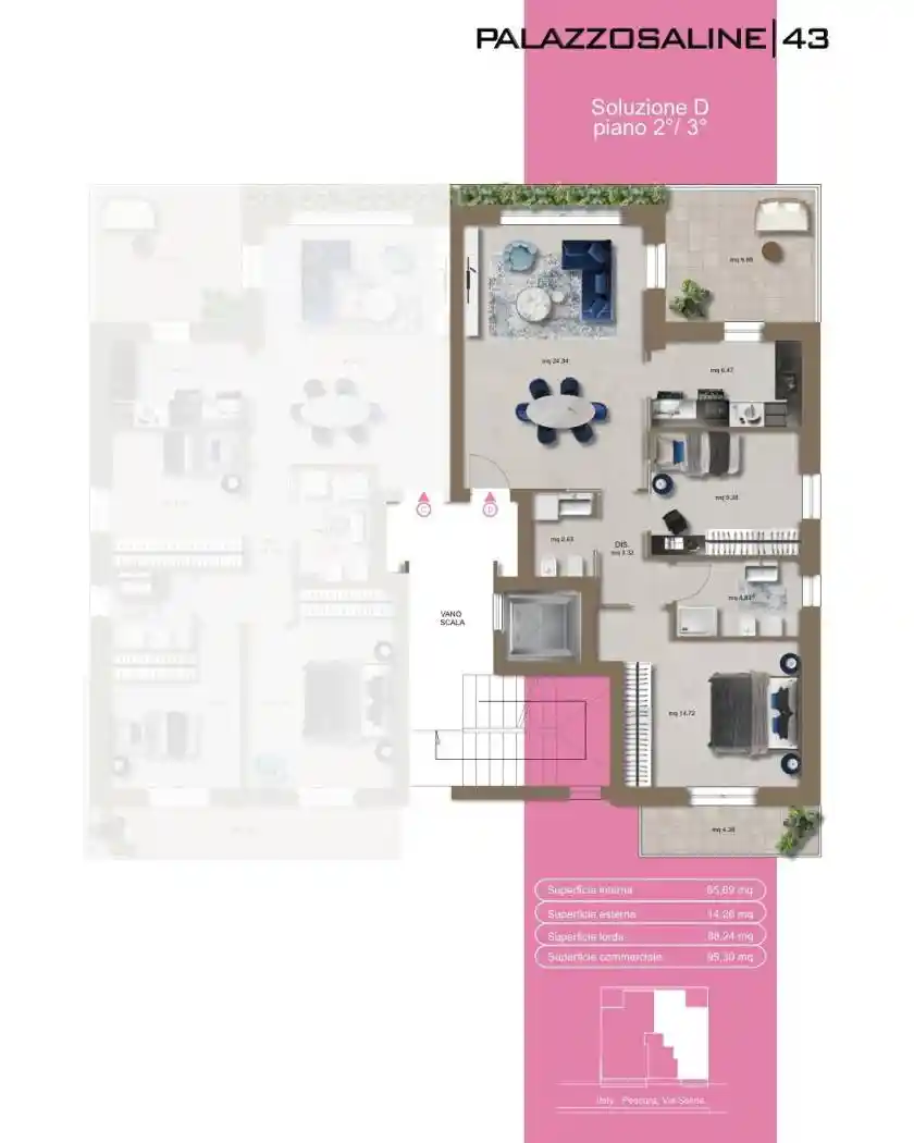 Bilocale nuovo, primo piano, Tiburtina, Pescara - foto 5