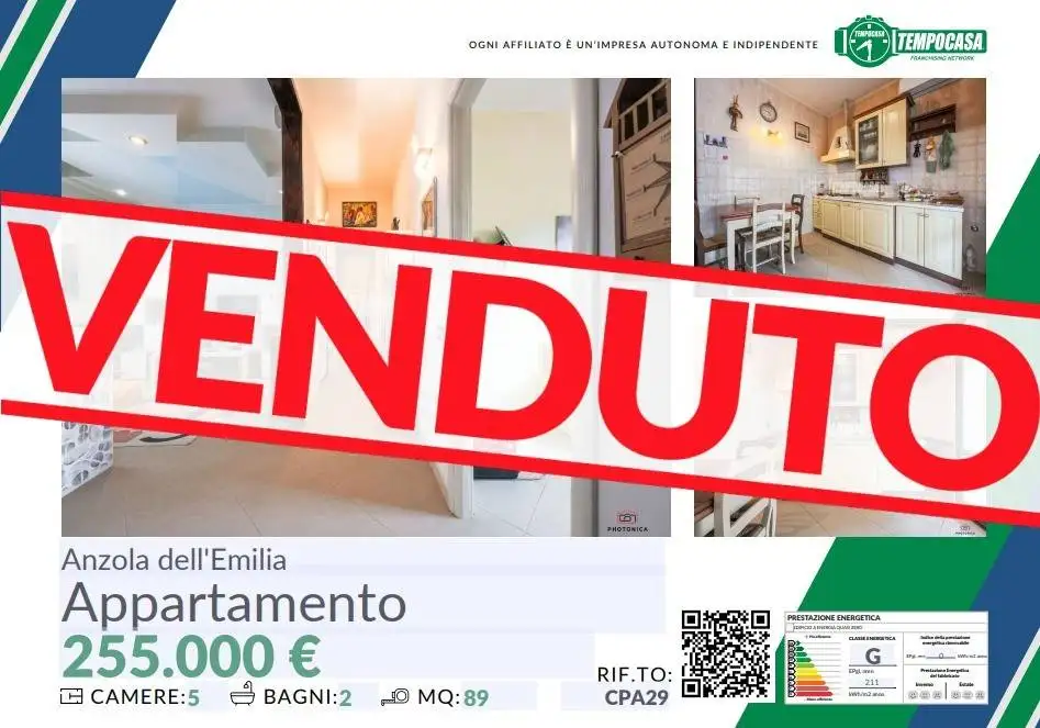 Appartamento in vendita a Anzola dell'Emilia