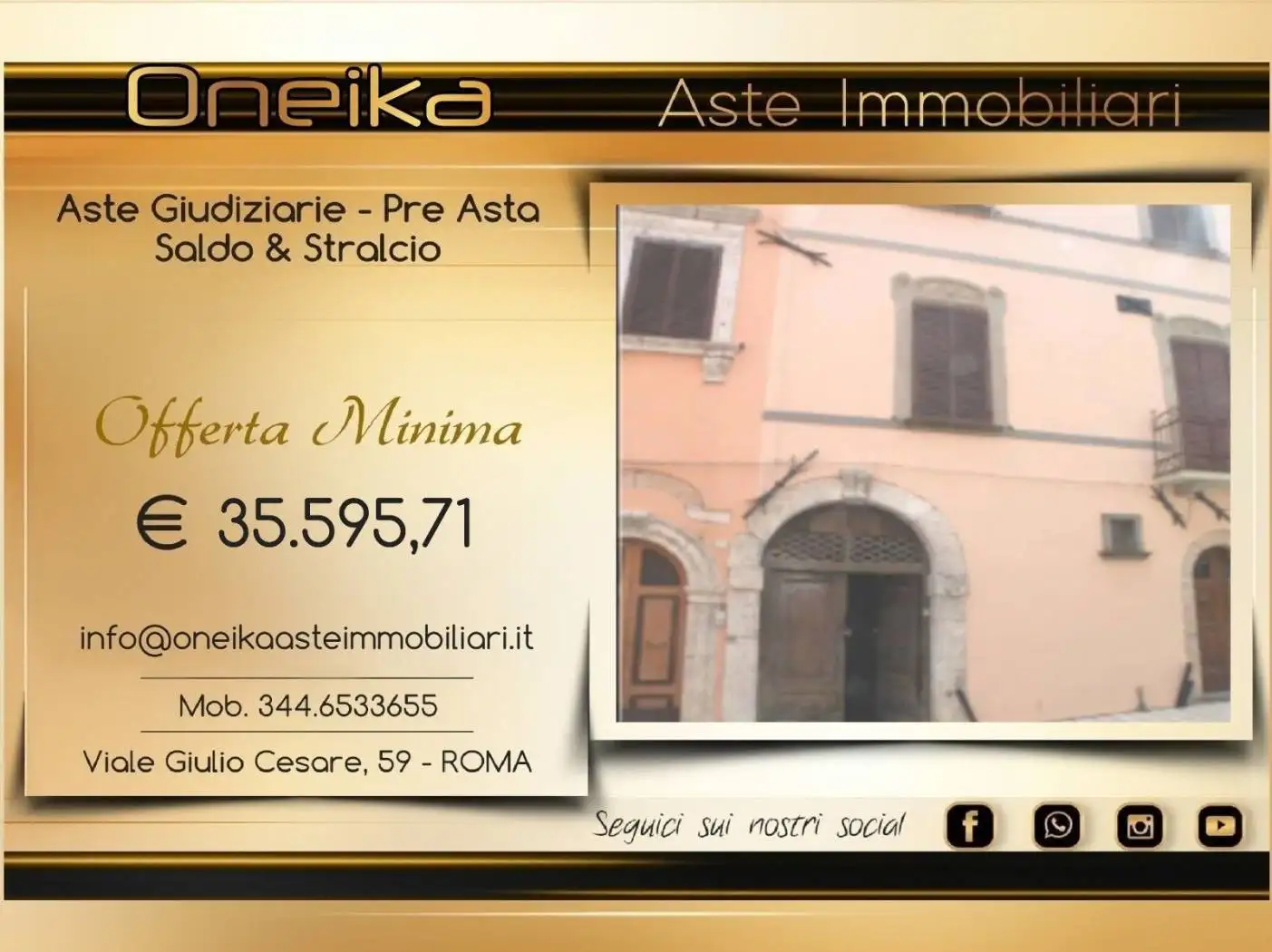 Casa indipendente in asta a Leonessa