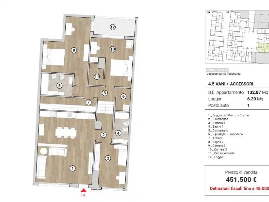 Appartamento in vendita a Prato