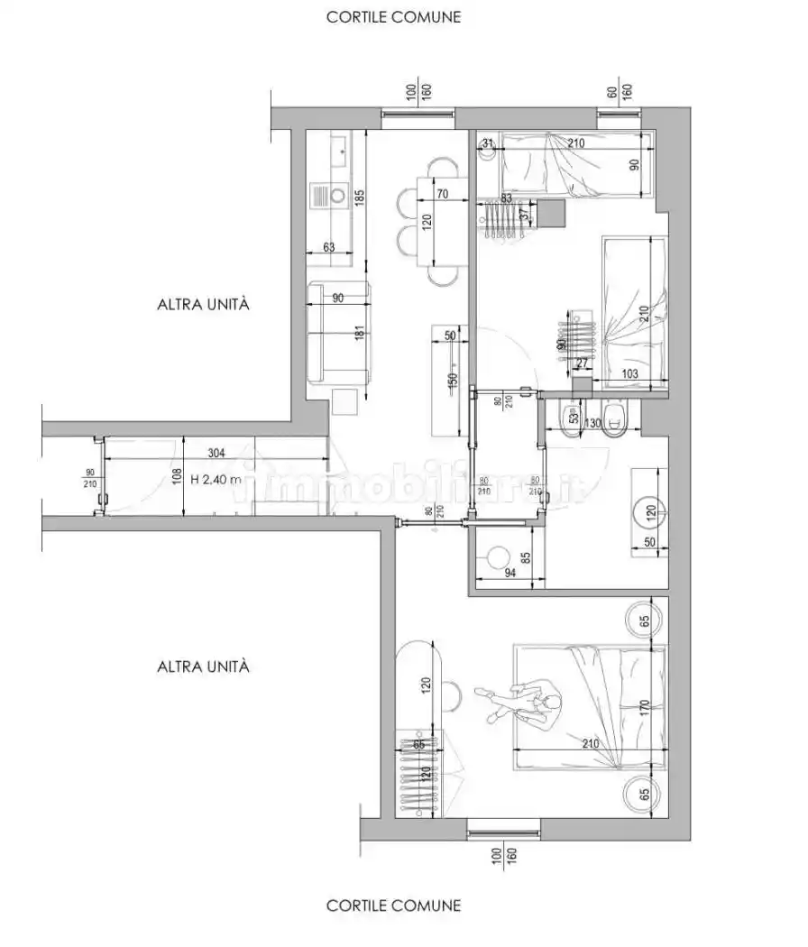 Trilocale via Fortezza 21, Villa San Giovanni, Milano - foto 3