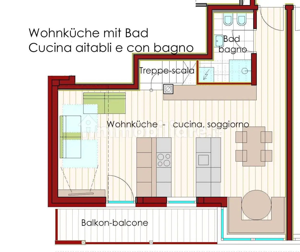 Quadrilocale nuovo, su più livelli, Braies - foto 2
