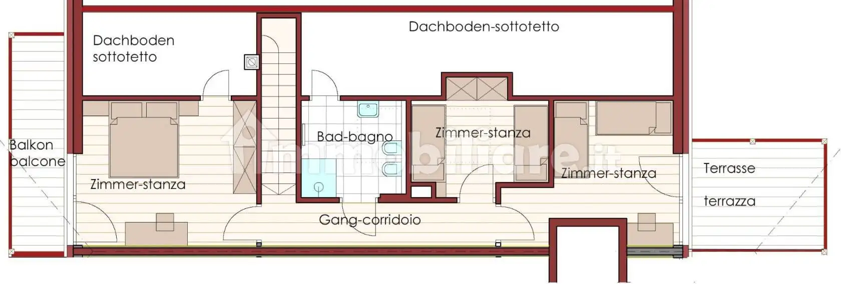 Quadrilocale nuovo, su più livelli, Braies - foto 3