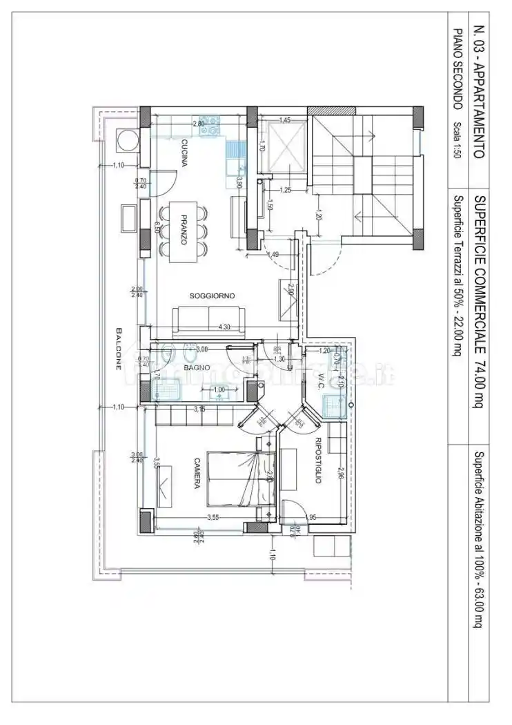 Trilocale via Giosuè Carducci 108, Tortoreto Lido, Tortoreto - foto 2