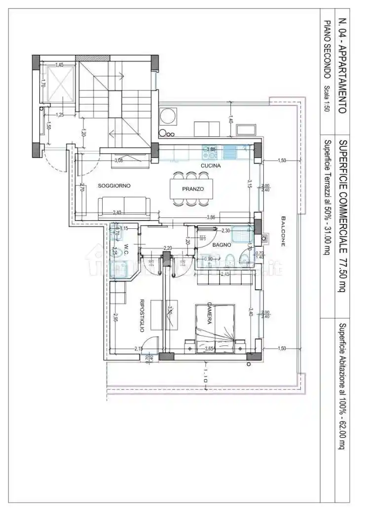 Trilocale via Giosuè Carducci 108, Tortoreto Lido, Tortoreto - foto 3