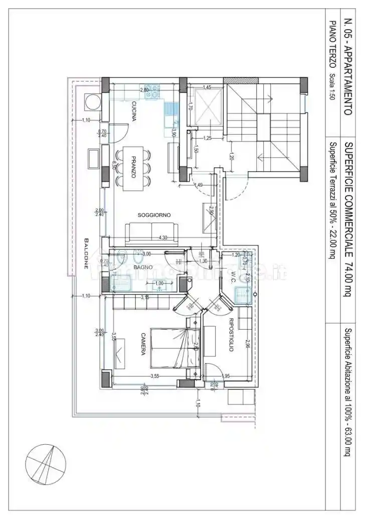 Trilocale via Giosuè Carducci 108, Tortoreto Lido, Tortoreto - foto 4