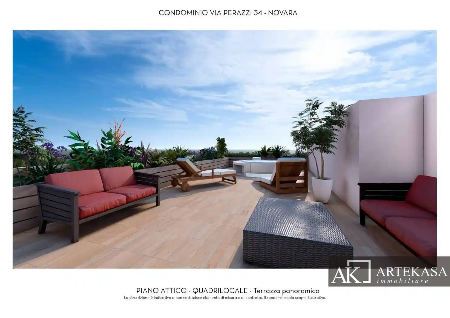 Attico - Mansarda in vendita a Novara