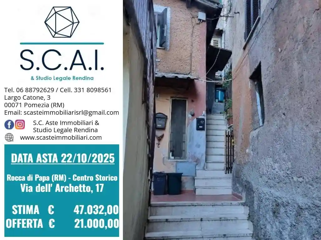 Appartamento in vendita a Rocca di Papa