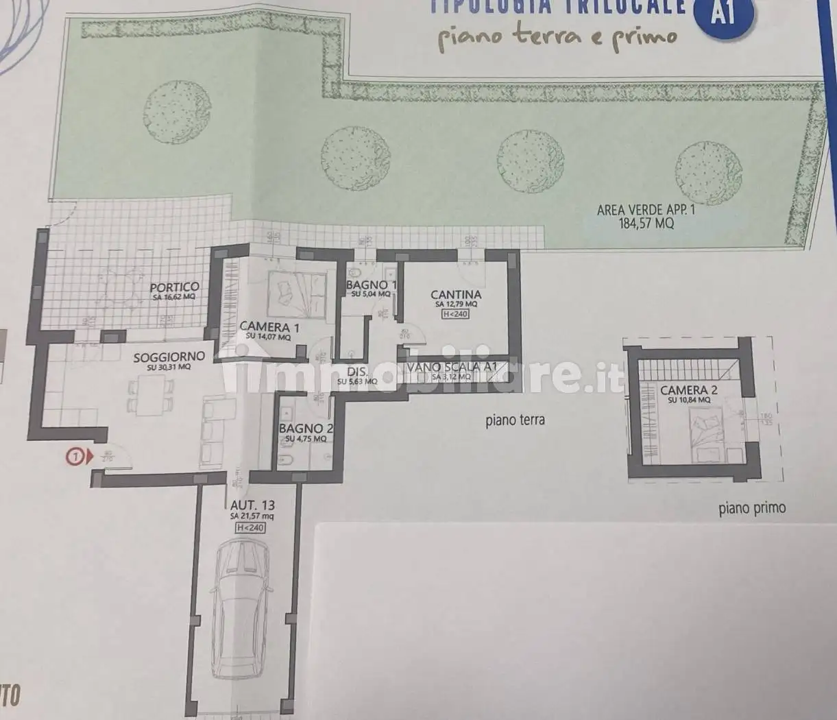 Appartamento in vendita a Calderara di Reno