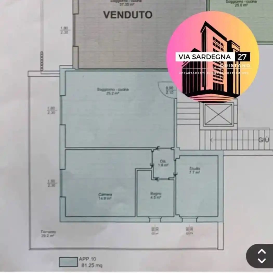 Appartamento in vendita a Oristano