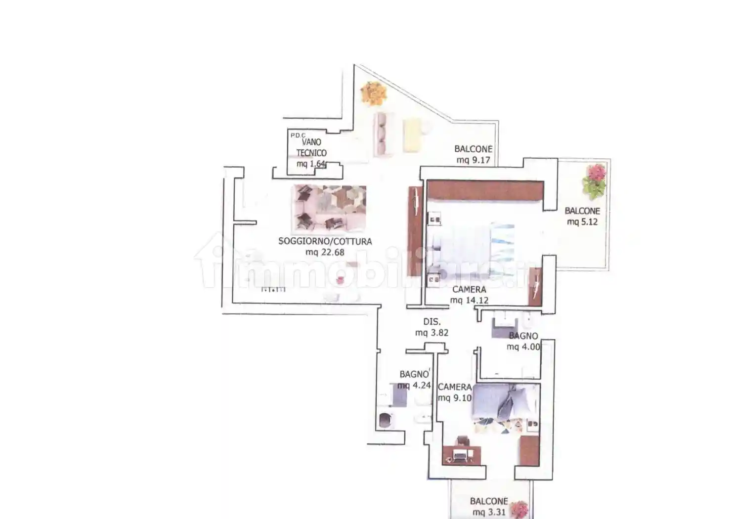 Appartamento in vendita a Riccione