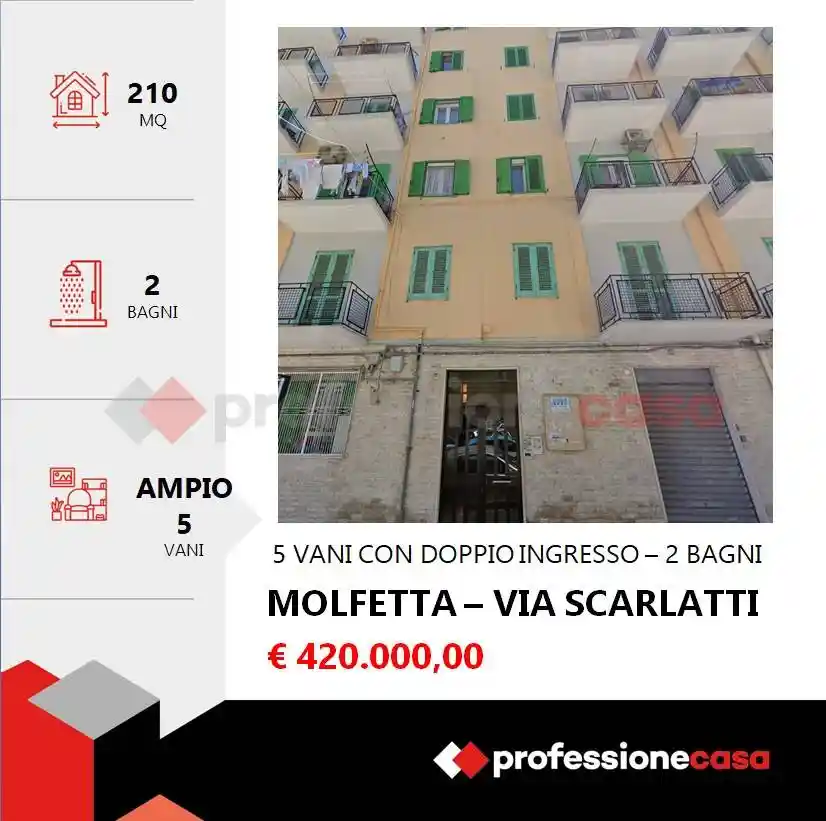 Appartamento in vendita a Molfetta
