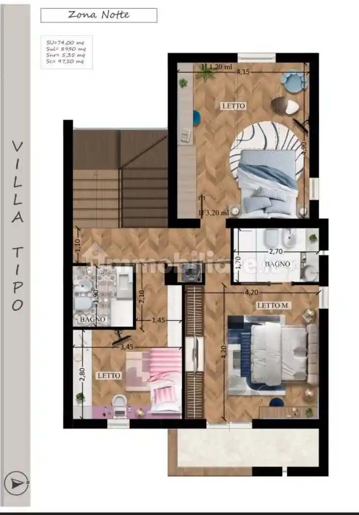 Villetta a schiera - foto 4