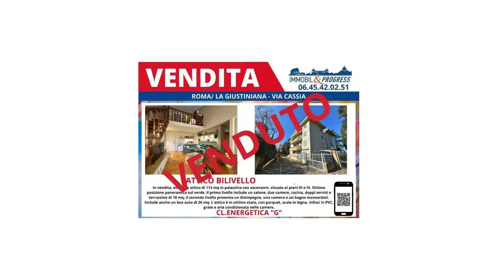 Attico - Mansarda in vendita a Roma