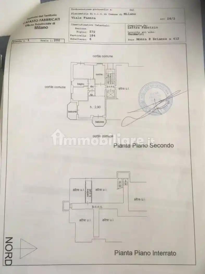 Appartamento in affitto a Milano