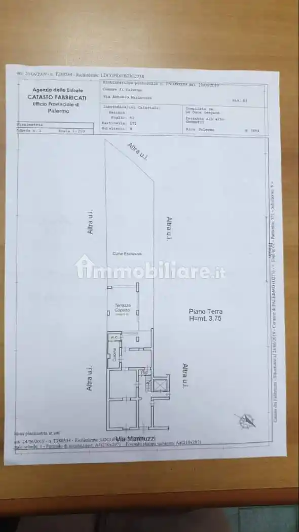 Appartamento in vendita a Palermo