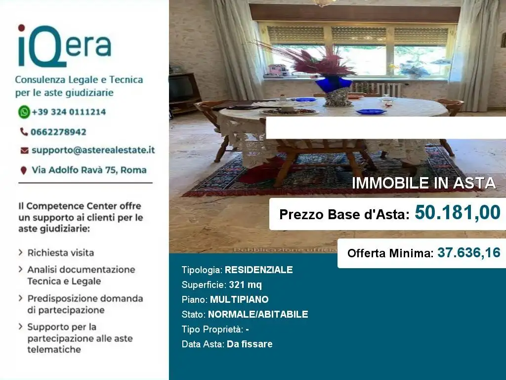 Appartamento in asta a Torano Castello