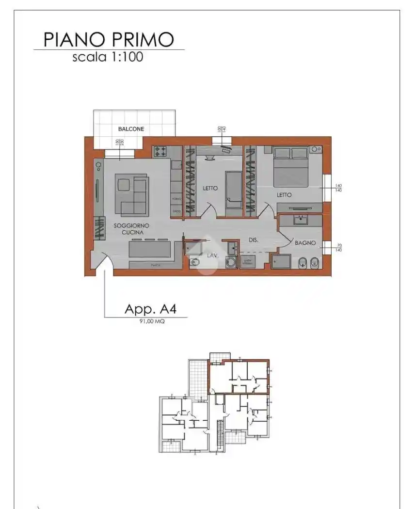 Appartamento in vendita a Piacenza