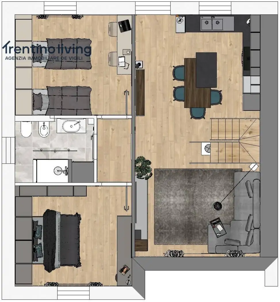 Trilocale nuovo, piano terra, Cavrasto, Bleggio Superiore - foto 2