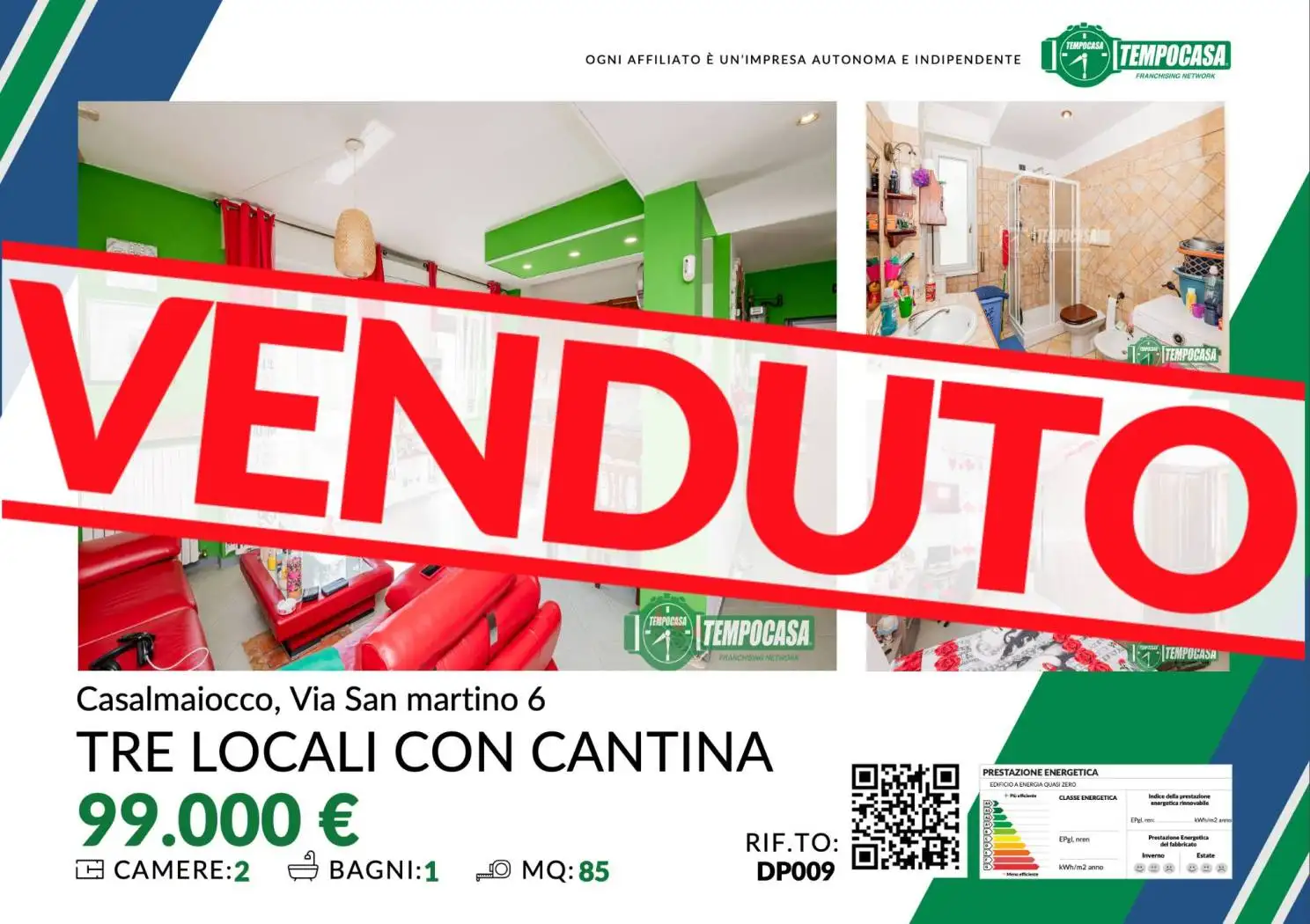 Appartamento in vendita a Casalmaiocco