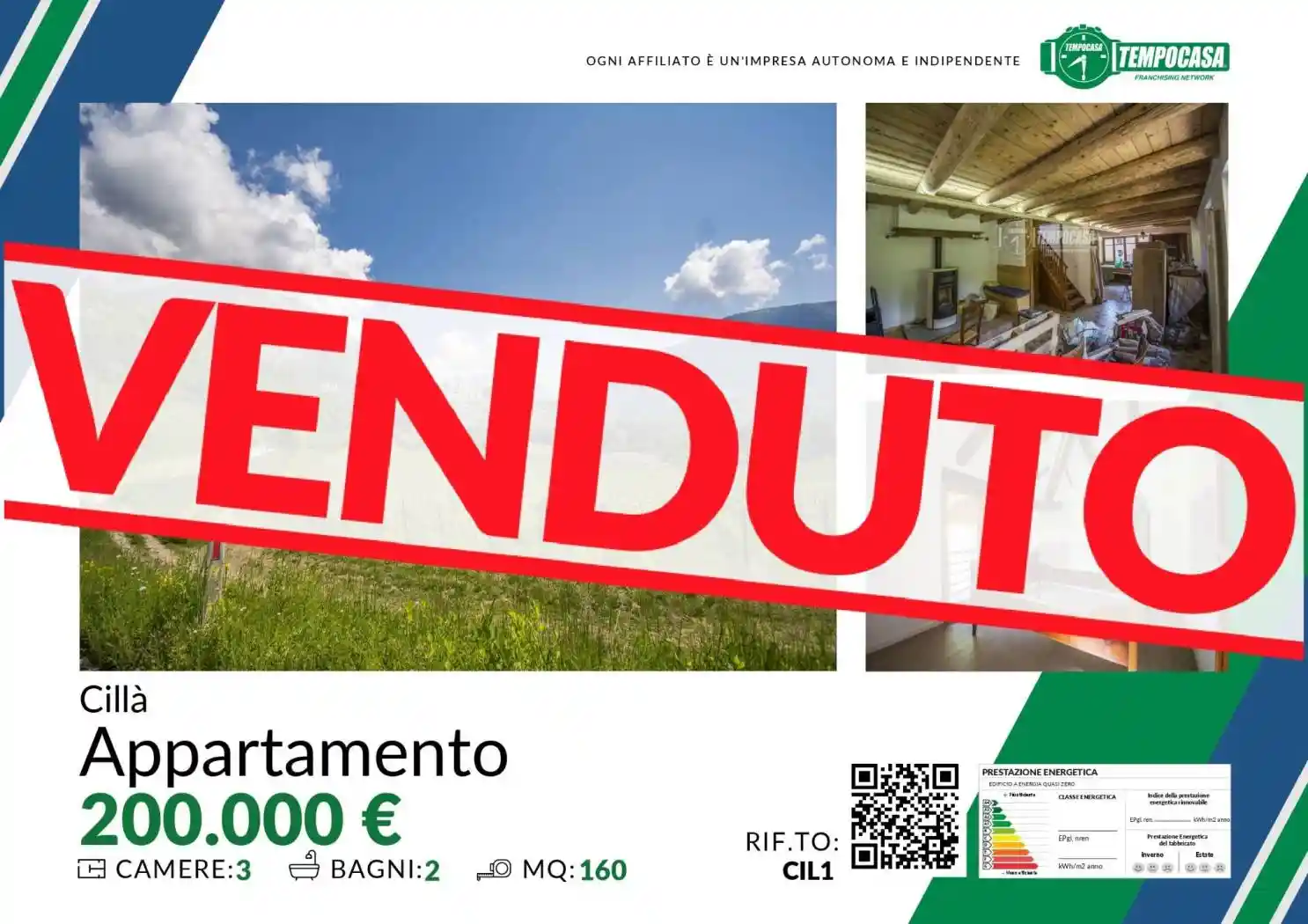 Appartamento in vendita a Comano Terme