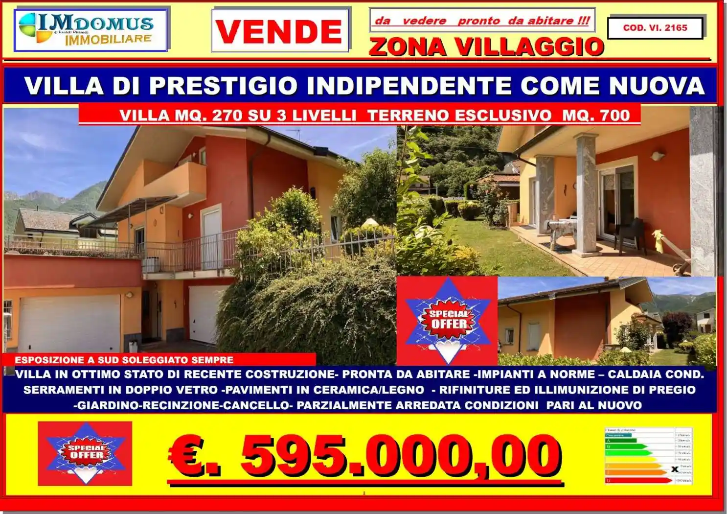 Villa in vendita a Domodossola