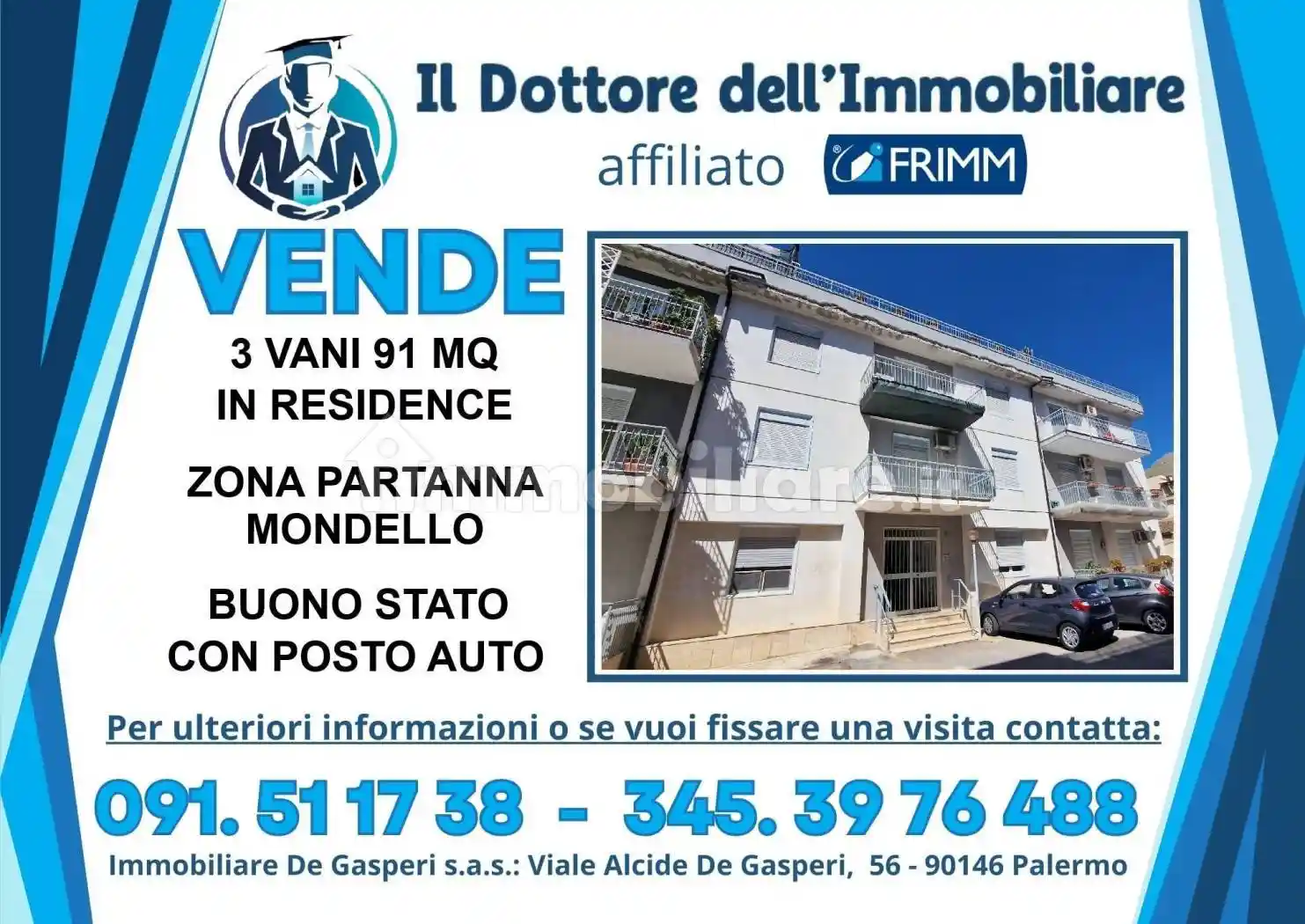 Appartamento in vendita a Palermo