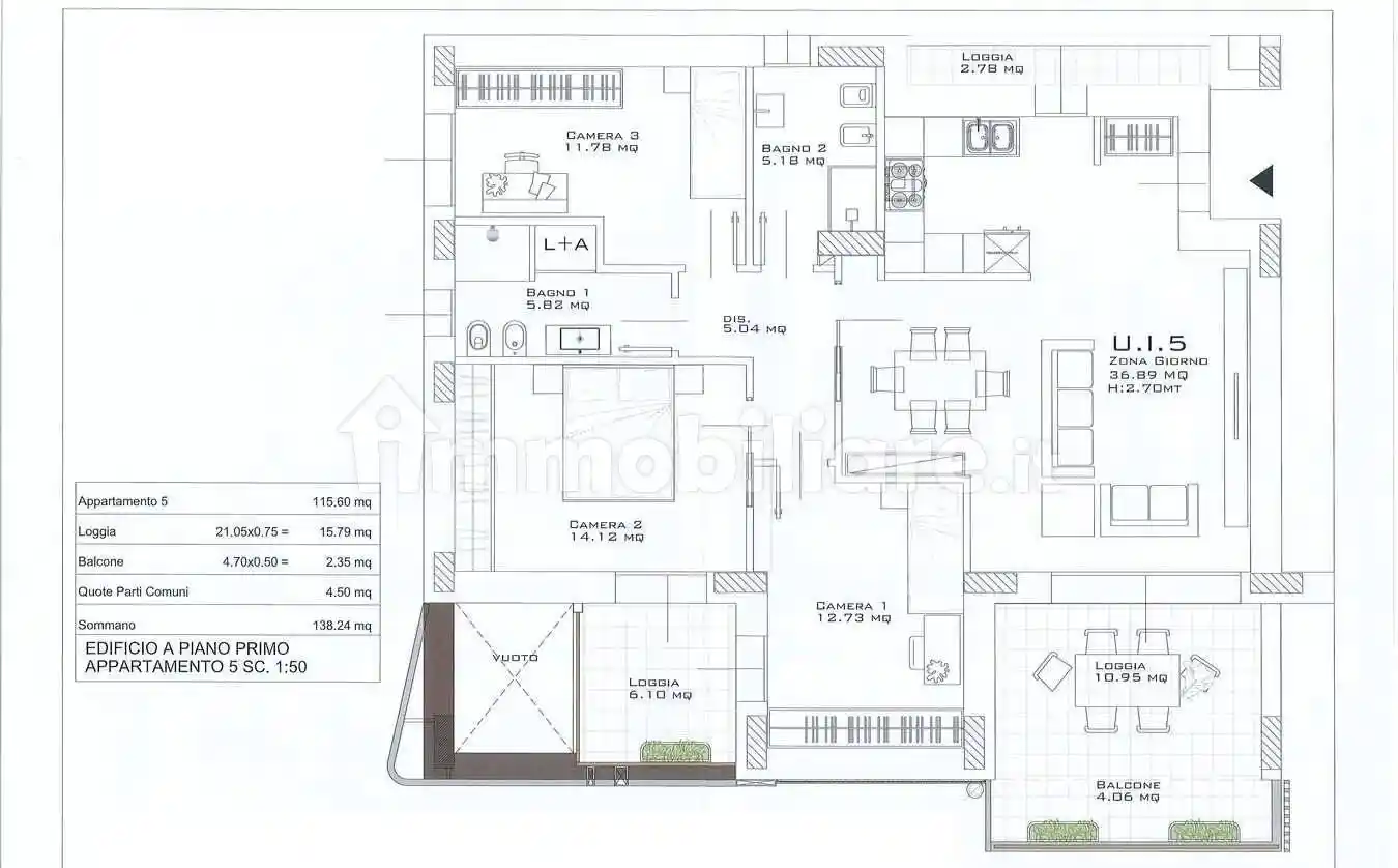 Appartamento in vendita a Rimini