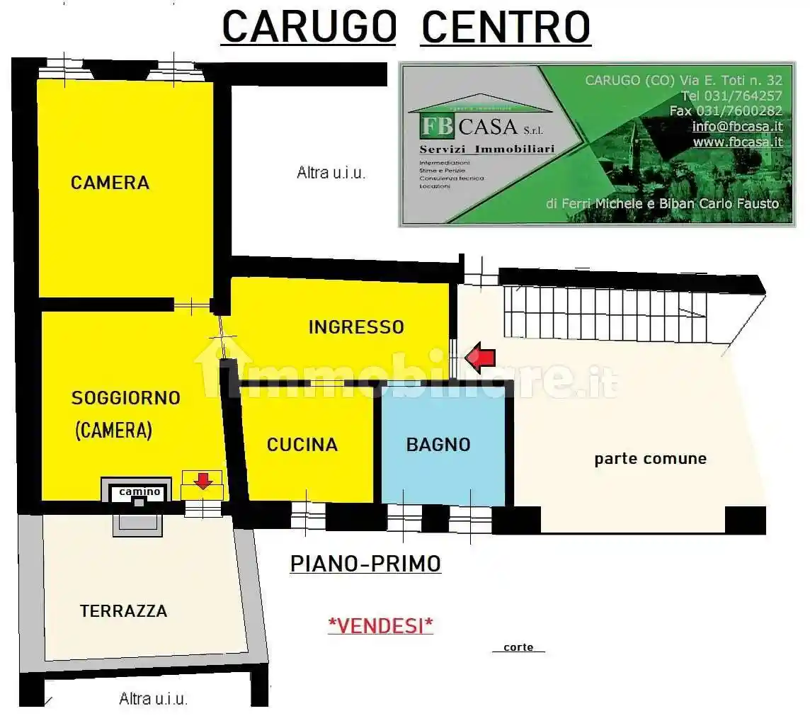 Appartamento in vendita a Carugo