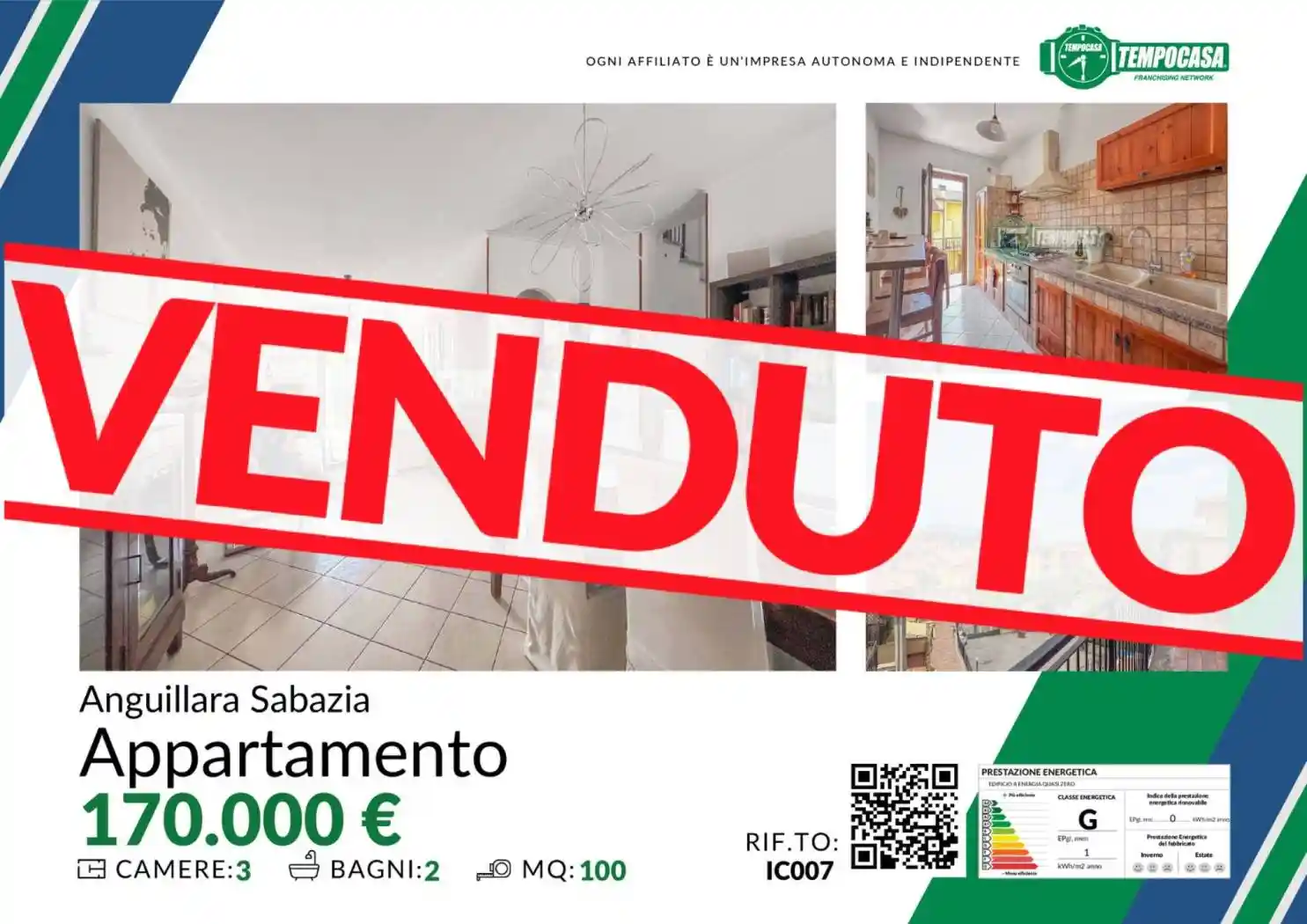 Appartamento in vendita a Anguillara Sabazia