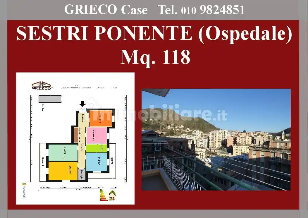 Appartamento in vendita a Genova