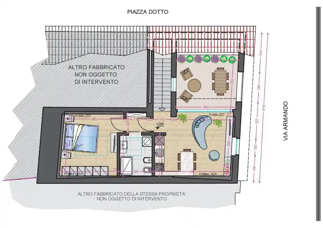 Terratetto unifamiliare piazza Dotto, Centro, Centallo - foto 4