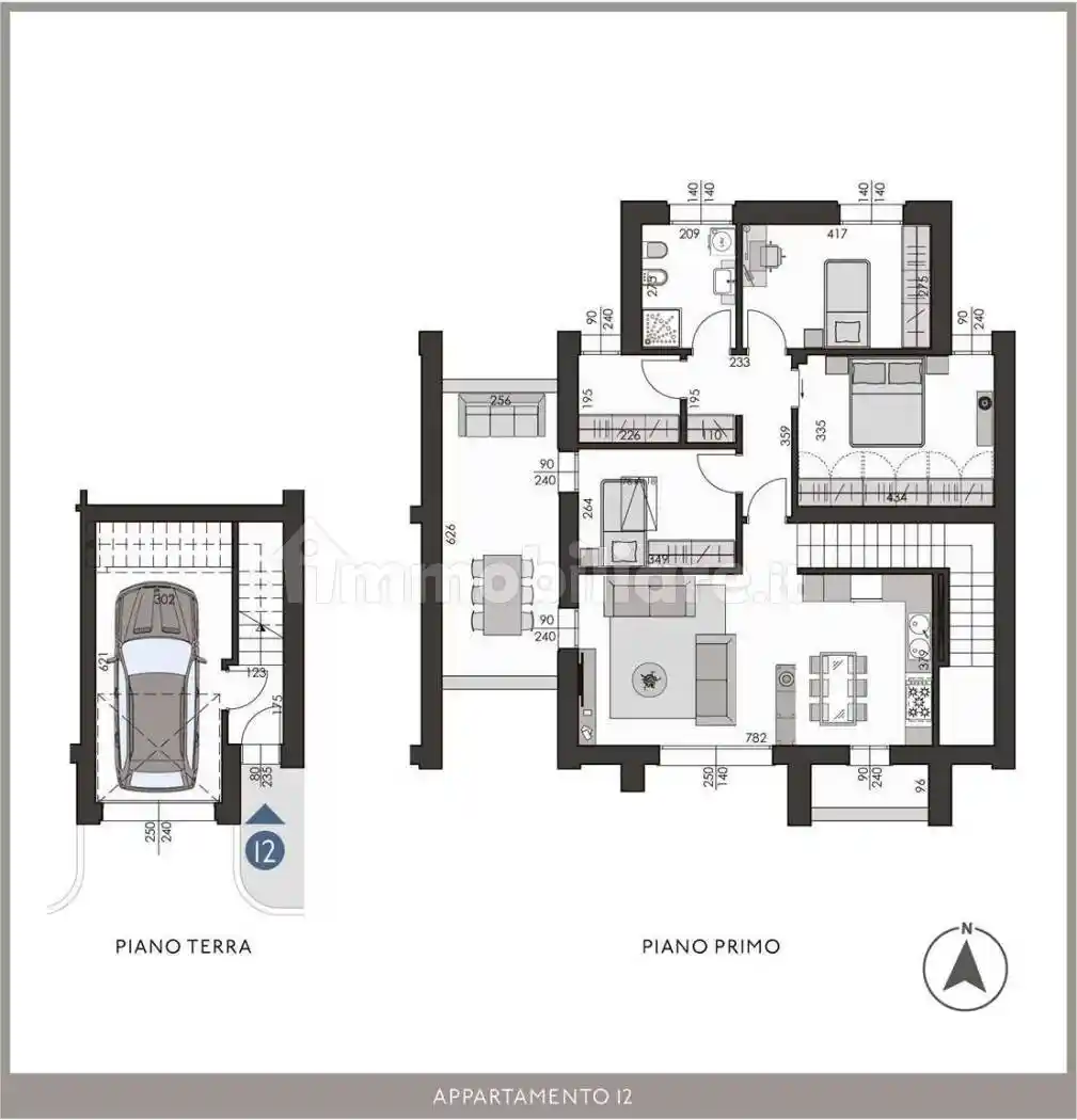 Attico - Mansarda in vendita a Carpi