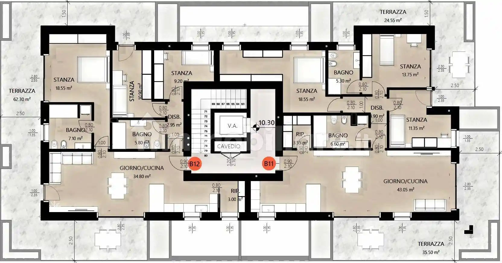 Attico via Verruca, Piedicastello, Trento - foto 4