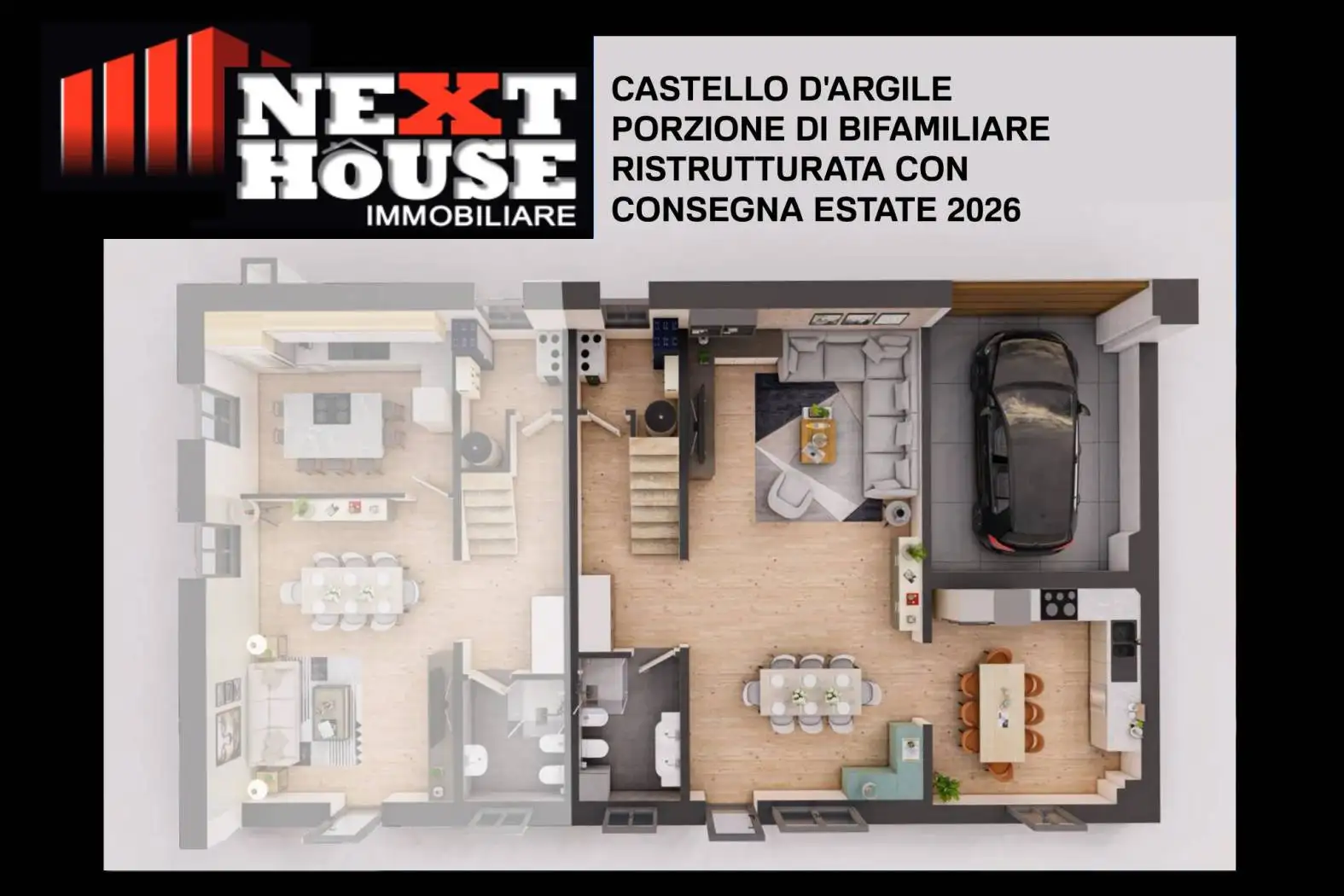 Villetta a schiera in vendita a Castello d'Argile