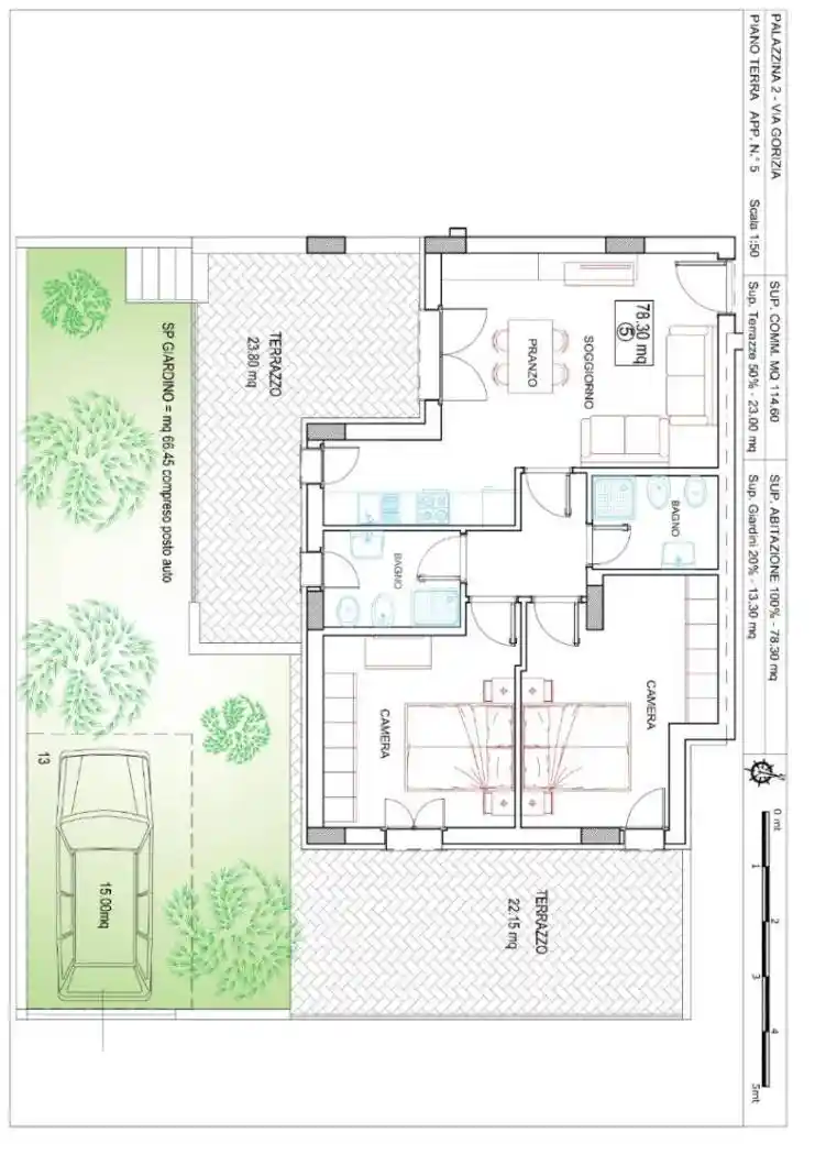 Trilocale via Gorizia 18, Centro, Alba Adriatica - foto 2