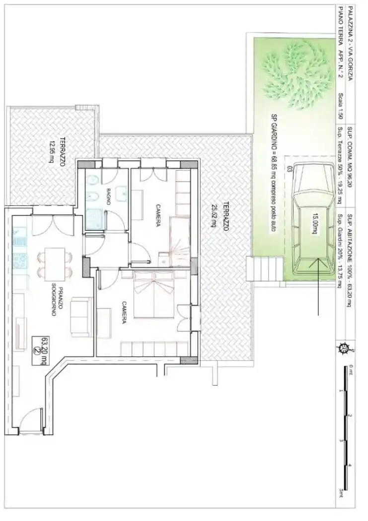 Trilocale via Gorizia 18, Centro, Alba Adriatica - foto 3