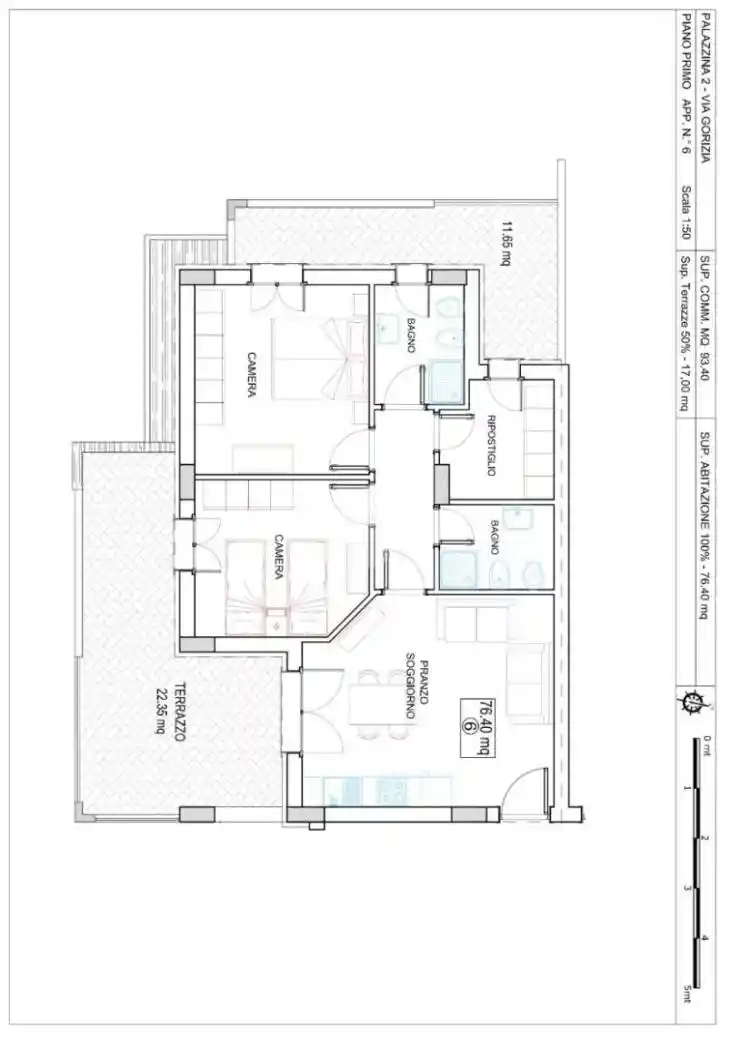 Trilocale via Gorizia 18, Centro, Alba Adriatica - foto 5