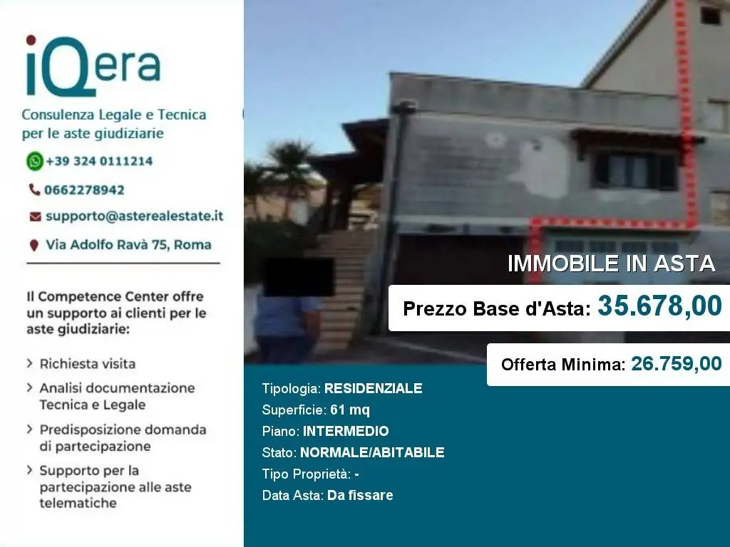 Appartamento in asta a Sant'Arcangelo