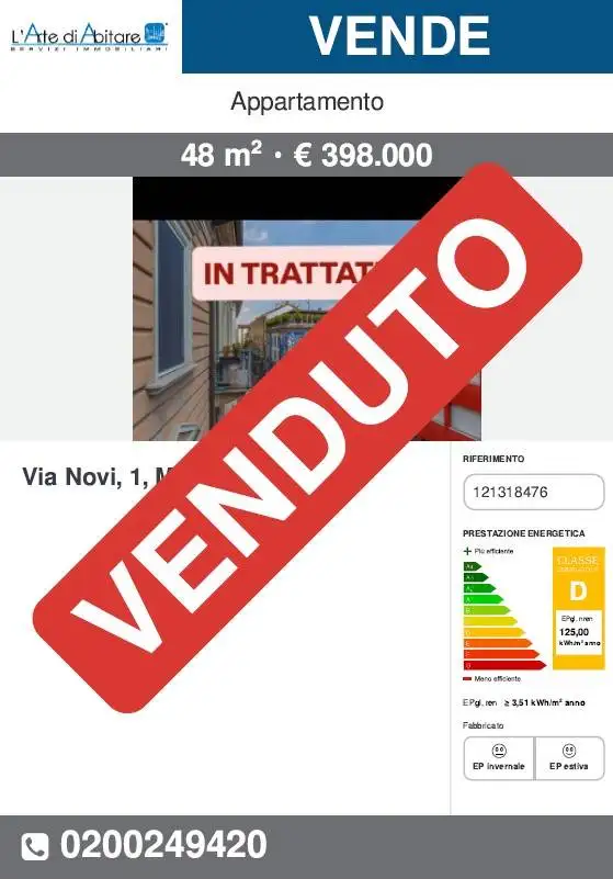 Apartment in vendita a Milan