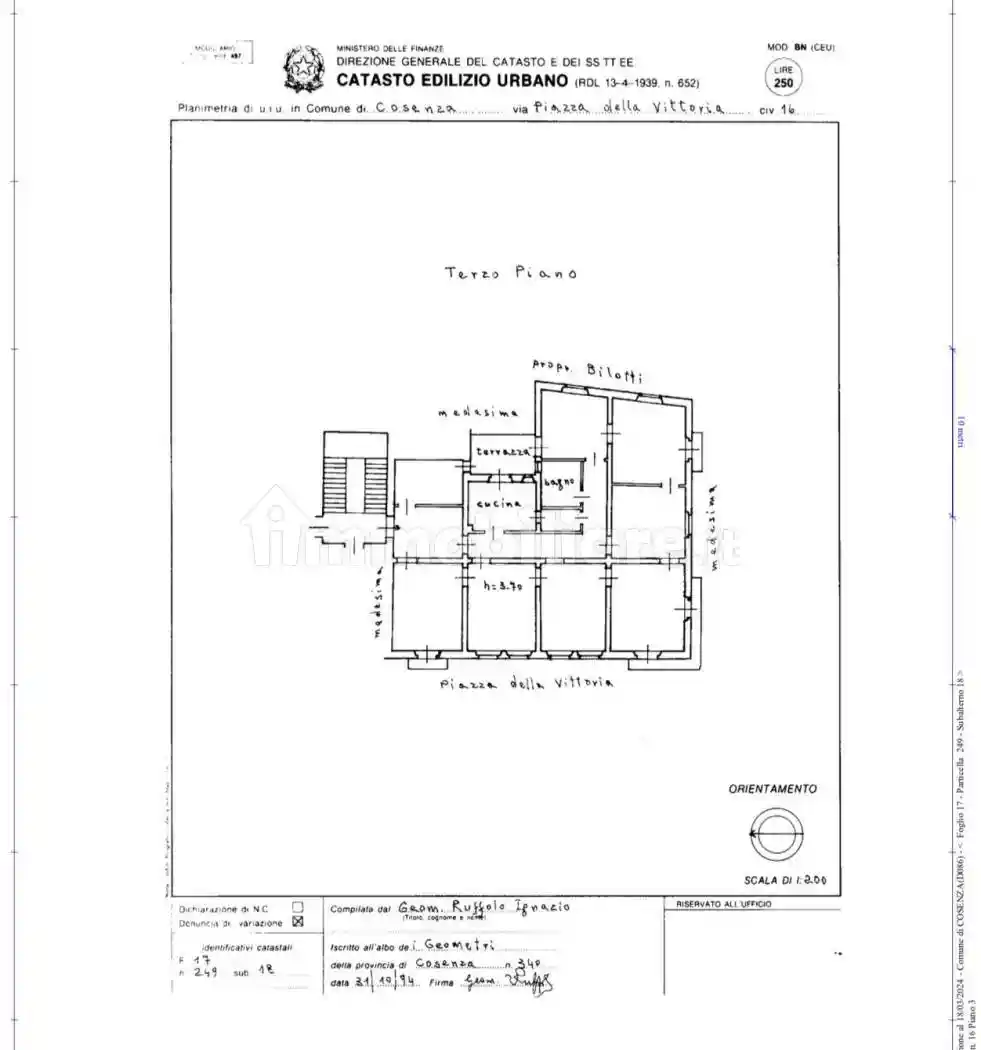 Appartamento piazza della Vittoria 16, Centro, Cosenza - foto 2