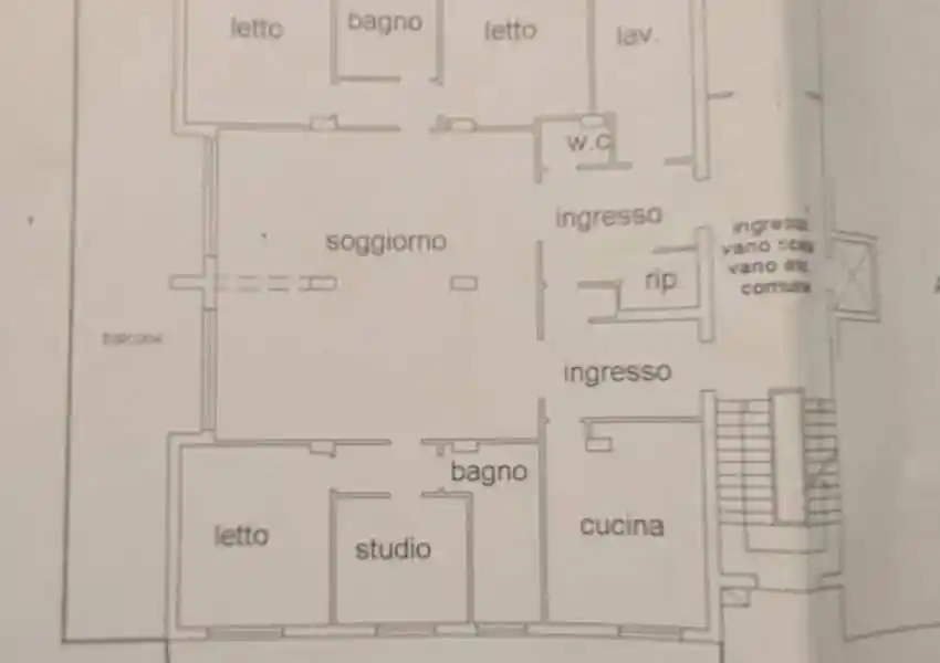 Appartamento buono stato, piano terra, Muraglia, Pesaro - foto 4