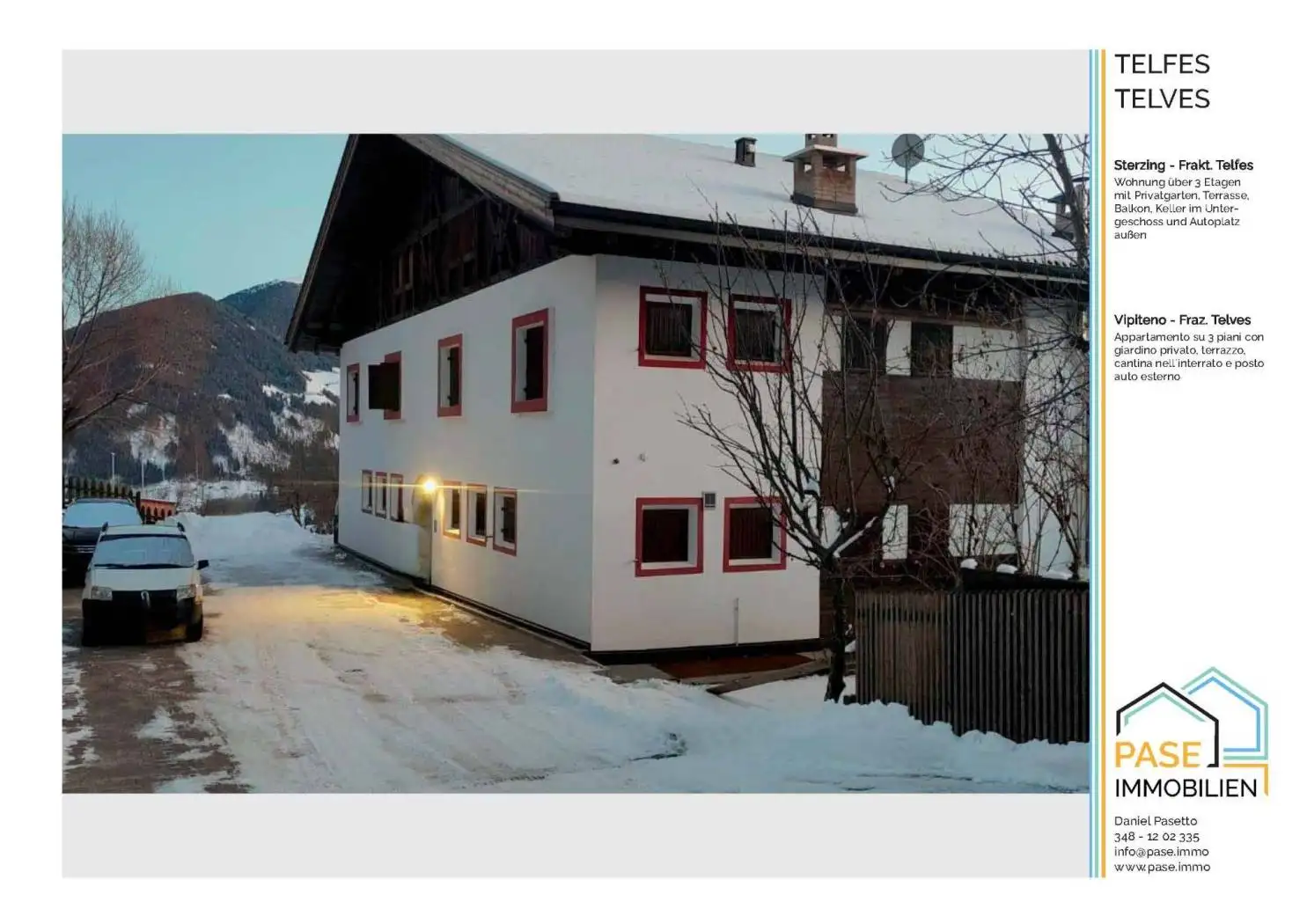 Appartamento in vendita a Vipiteno