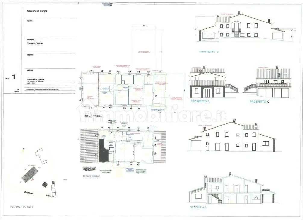 Villa in vendita a Borghi